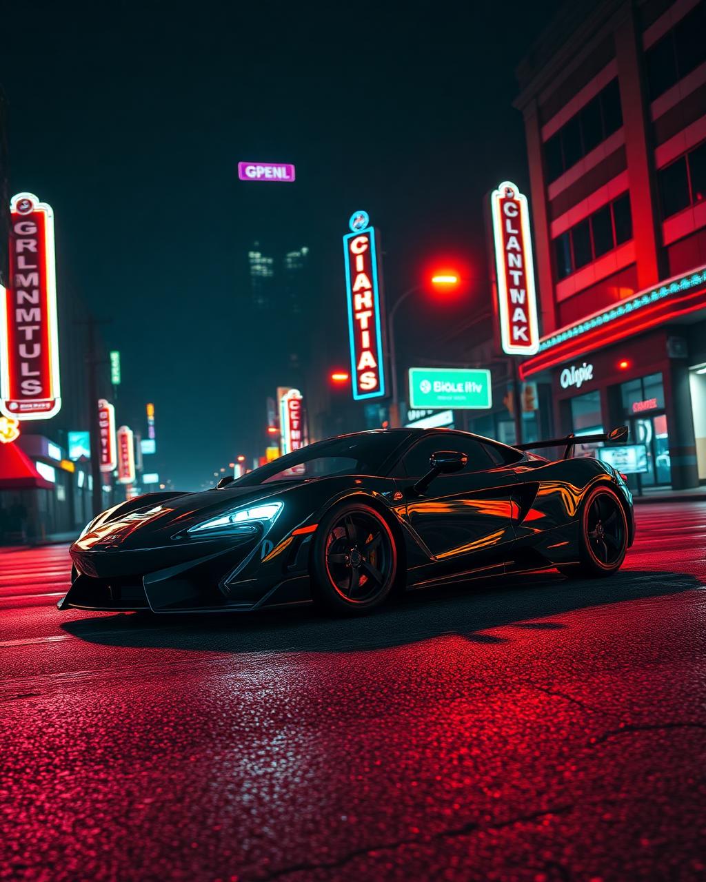 Neon streets